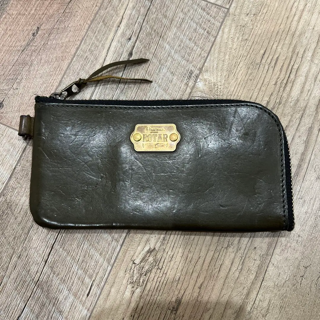 ローターROTAR 長財布　トラッカーウォレット ブッテーロレザー　黒 ROTAR 財布 Ro LONG Trucker's Wallet / トラッカーズウォレット