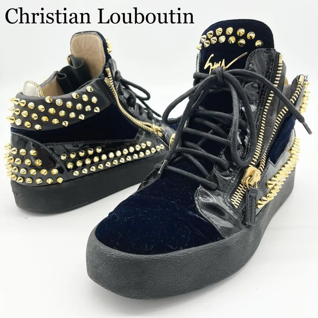 新品未使用　ジュゼッペザノッティ　ハイカットスニーカー　サイズ　42 GIUSEPPE ZANOTTI 新品 ハイカットスニーカー 42 ホワイト