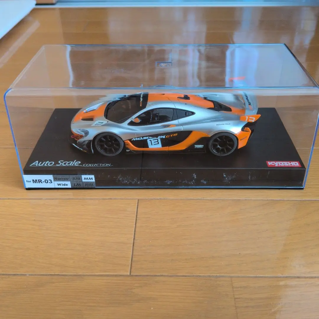 ミニッツ引退品　マクラーレンP1 4PM ミニッツRWDシリーズ レディセット McLaren P1™ GTR ホワイト