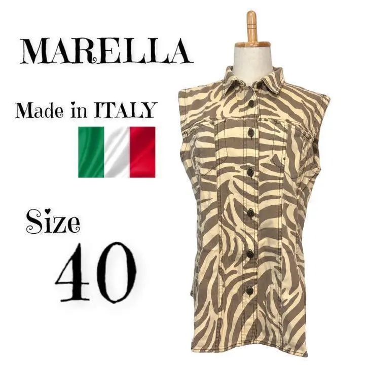 美品　MARELLA マレーラ リバーシブル　ジレ 2025年最新】MARELLA ベスト・ジレの人気アイテム - メルカリ