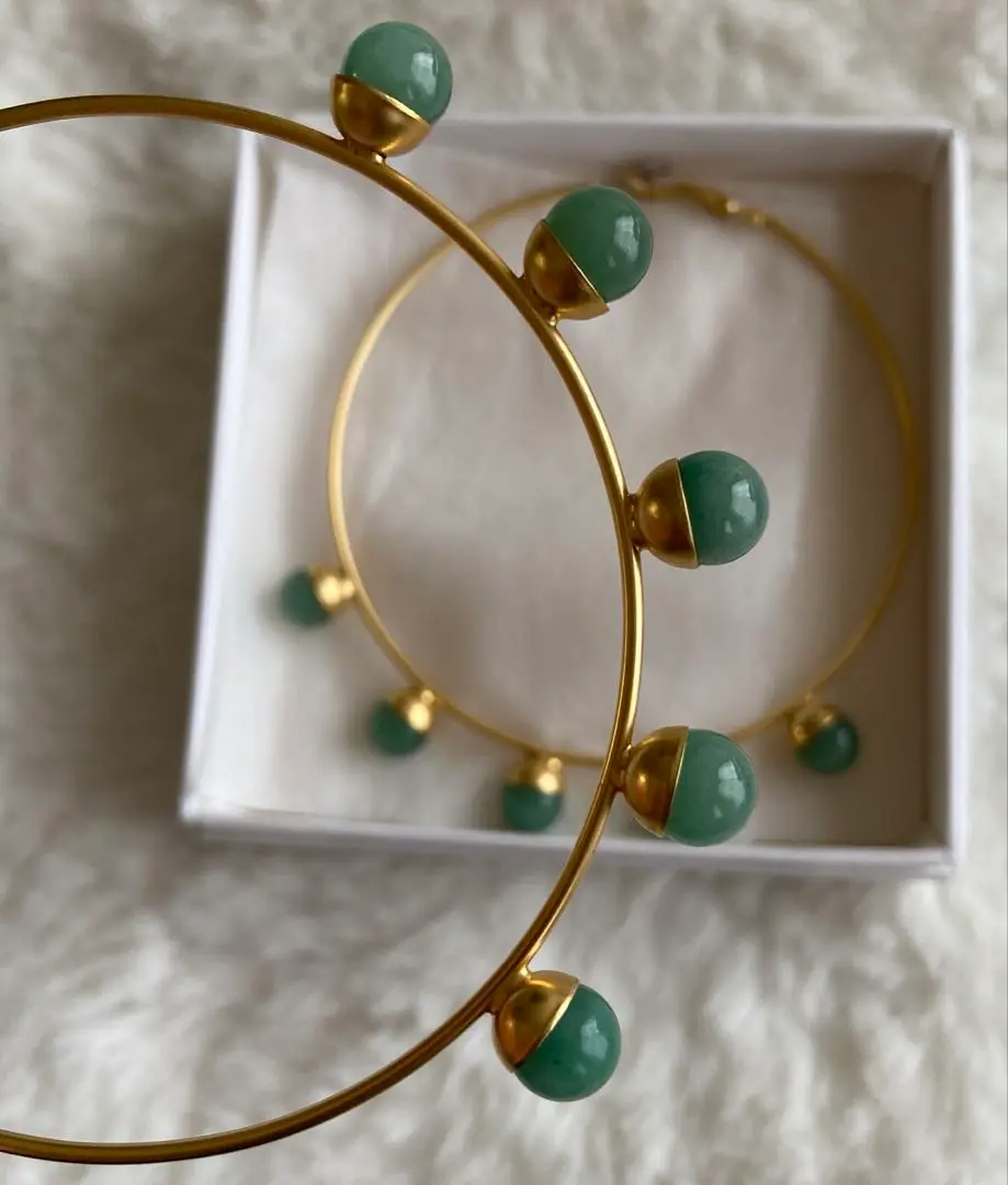 【yuii様】mame kurogouchi ピアス Glass Swirl Earrings - clear - Mame Kurogouchi