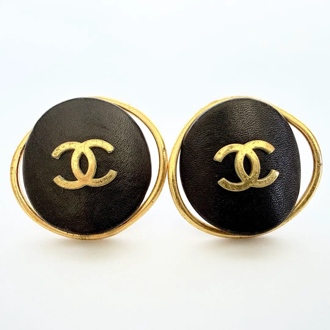 Thumbnail of CHANEL Chanel Coco Mark Earrings Women's Accessories Superb Condition
