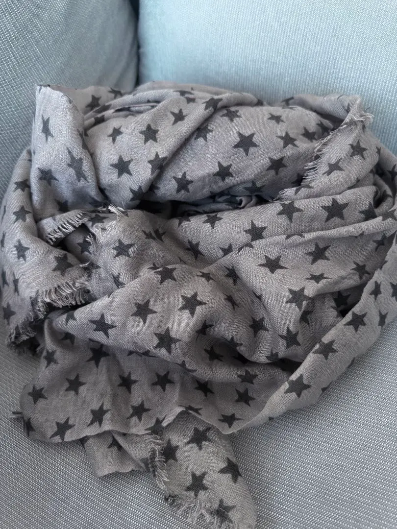 Deuxieme Classe/カシミヤ100%星柄ストール マフラー Deuxieme Classe/カシミヤ100%星柄ストール マフラー Deuxieme