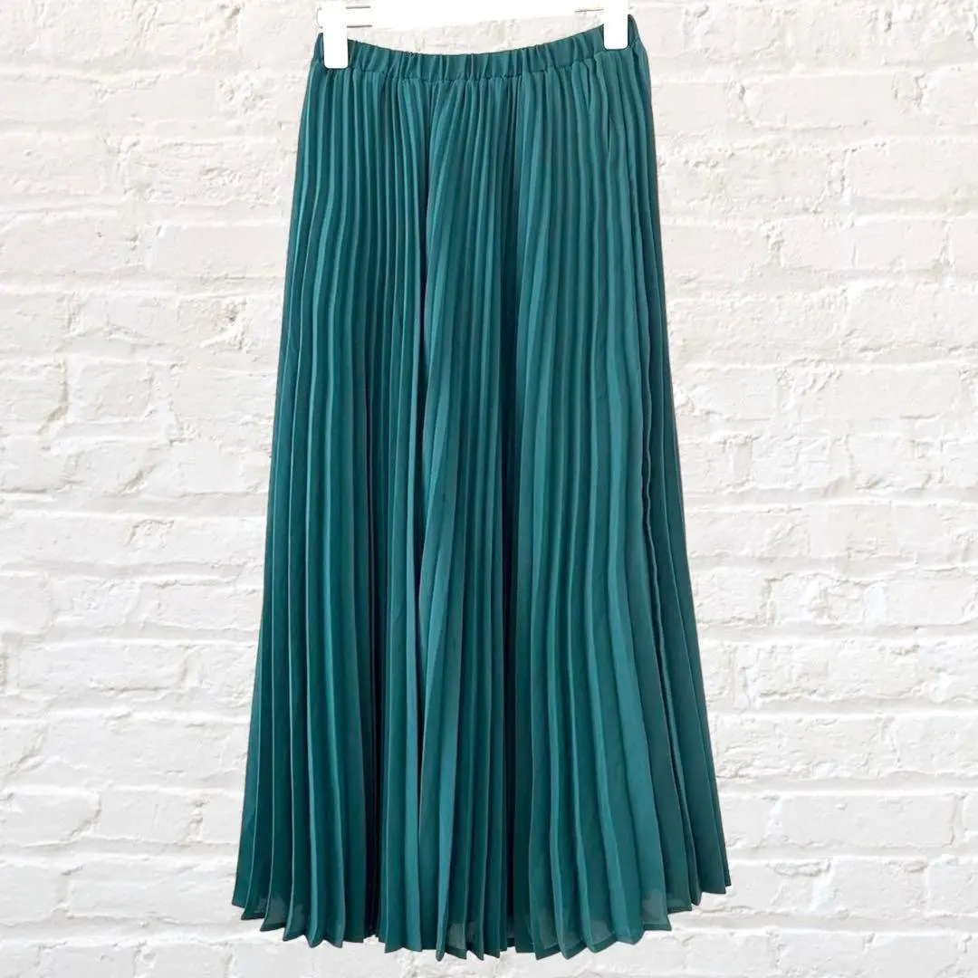 Thumbnail of GLACIER Glacia Long Skirt Pleated Skirt A-line Green