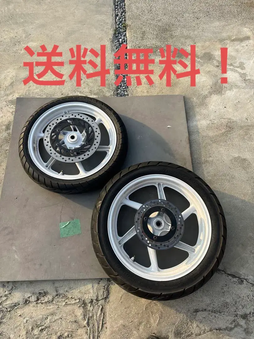 ホンダ ジェイド 250 MC23 ホイール 前後セット 白 タイヤ付き バリ溝 2025年最新】Jade250 ホイールの人気アイテム - メルカリ