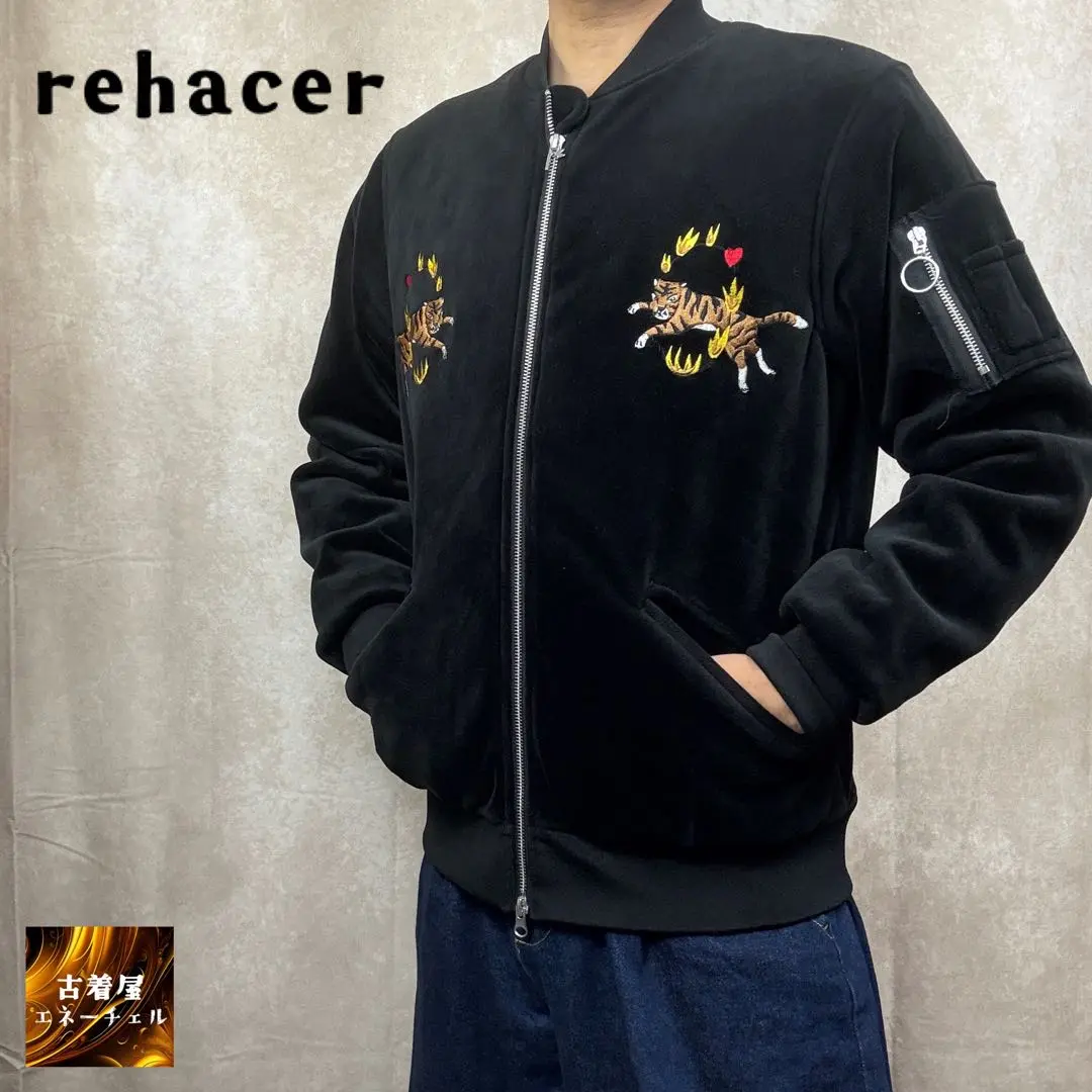 rehacer レアセルスカジャンベロア試着のみ rehacer レアセルスカジャンベロア試着のみ