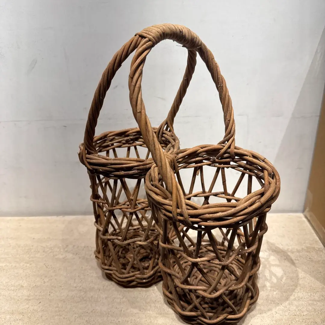 Thumbnail of AROROG Rattan Wine Bottle & Pet Bottle Basket (for 2 bottles)
