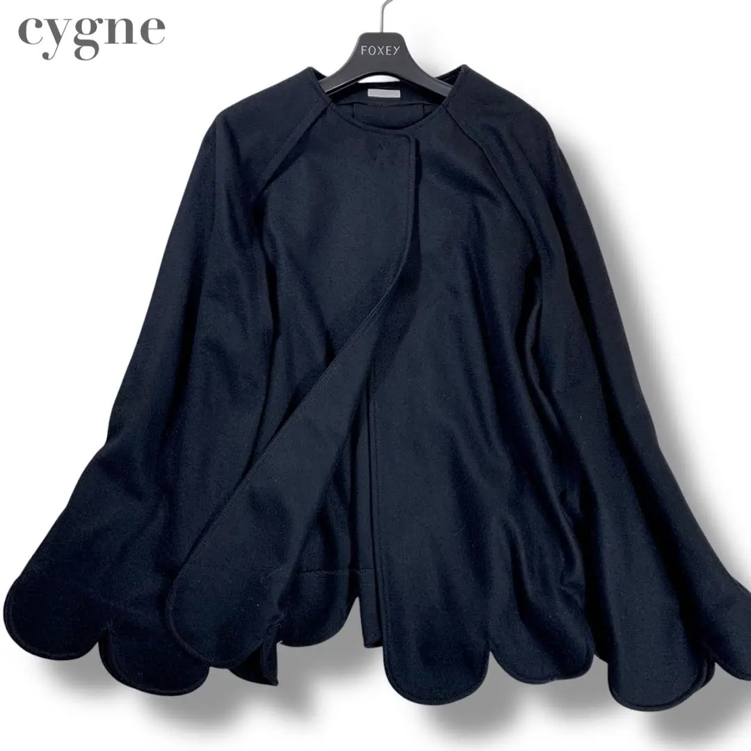 cygne スカラップケープコート 2025年最新】cygne ケープの人気アイテム - メルカリ