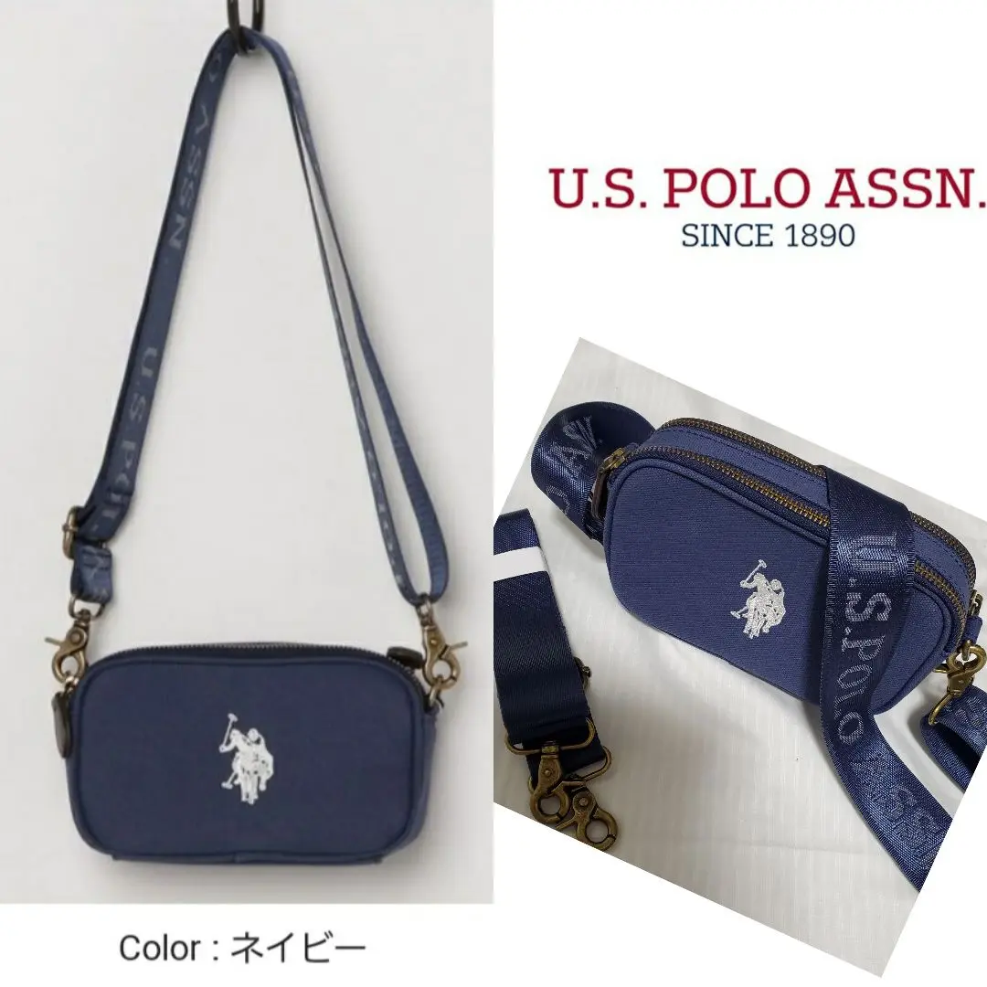 【最終値下げ】U.S. POLO ASSN. ブラック メッセンジャーバッグ 最終値下げ】U.S. POLO ASSN. ブラック メッセンジャーバッグ