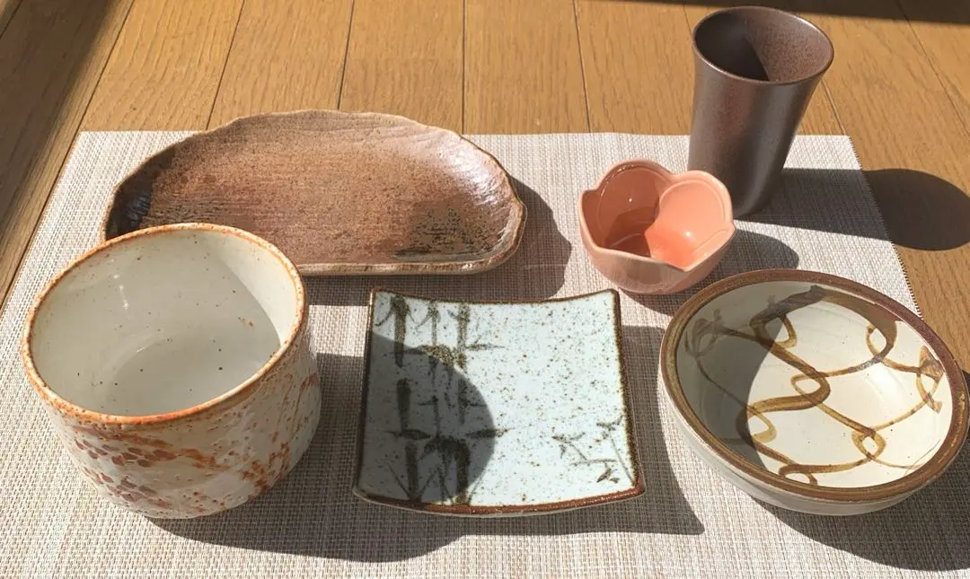 Thumbnail of Japanese Cuisine Set for One: 6-Piece Japanese Tableware Set
