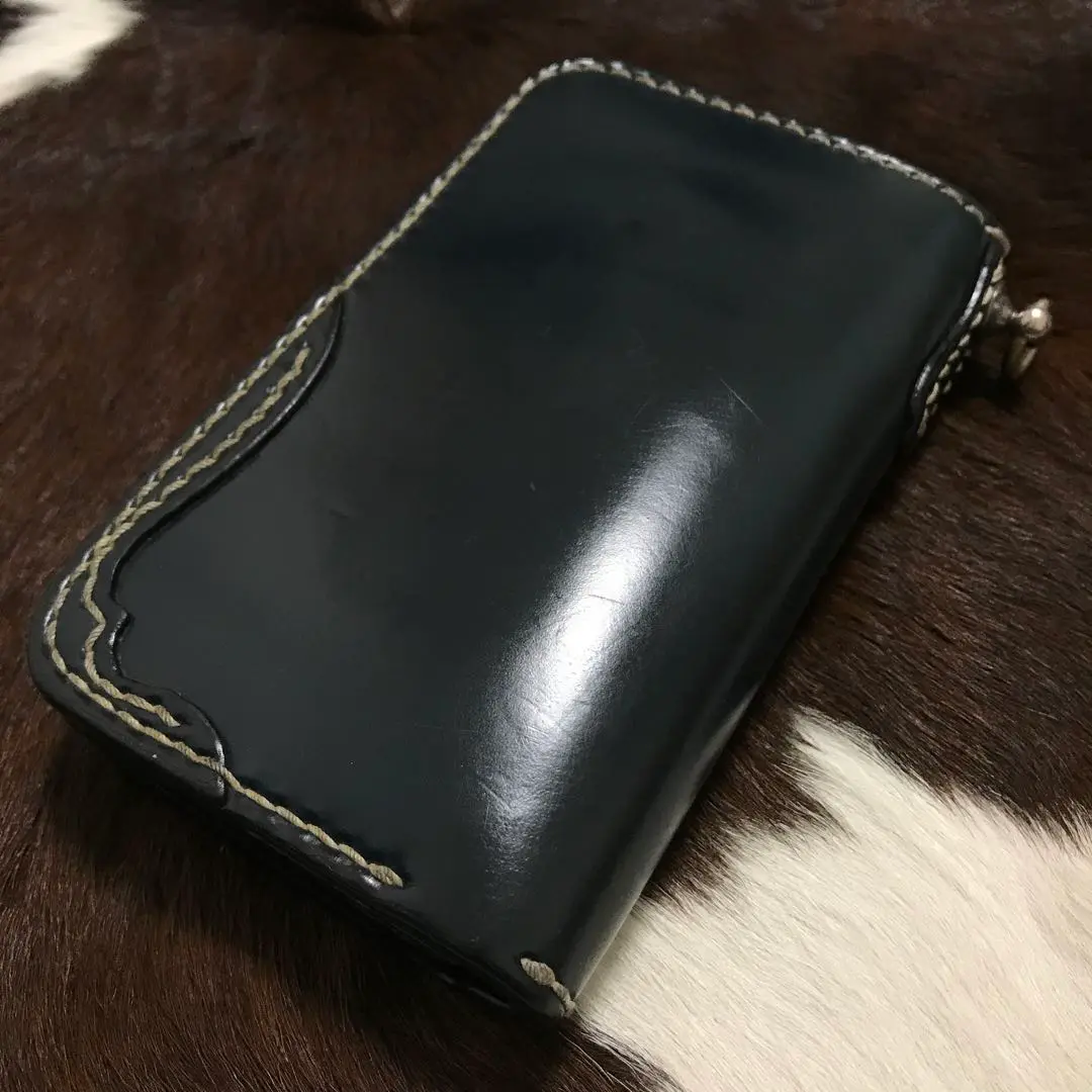 革製品・革財布のビーズ屋公ちゃん｜コードバン 本藍染め