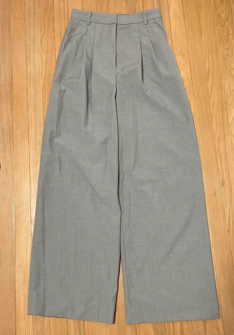 Thumbnail of H&M Gray Wide Tailored Pants