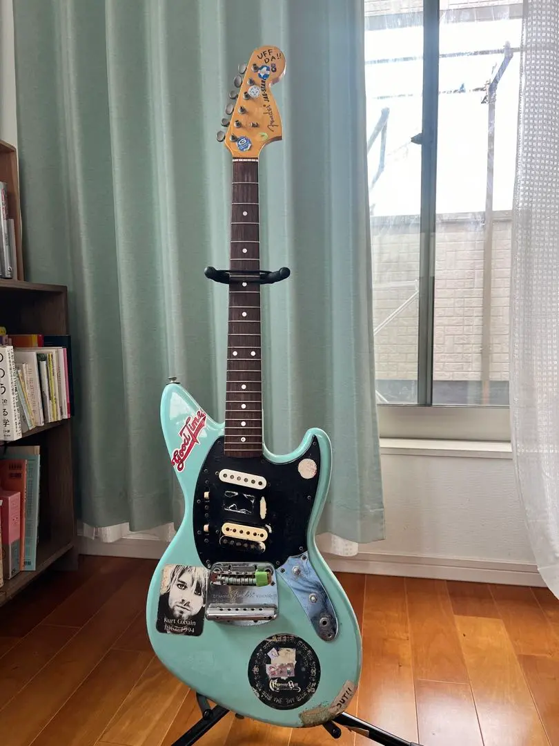 【ジャンク品】Fender Japan stratocadter 水色 Fender 2024 Collection Made in Japan Hybrid II Stratocaster