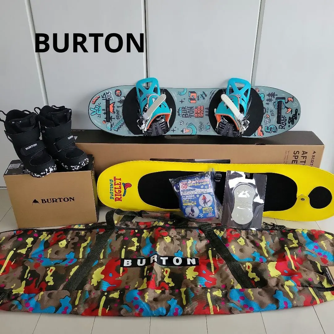 BURTON ボード80cm カバー リグレットリール ブーツ ハーネス ボード