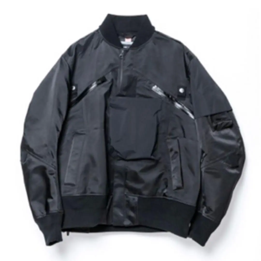 ジャケット・アウター sacai acronym ma-1 size3 SACAI X ACRONYM MA-1 BOMBER JACKET SAGE -F/W 21 Errolson