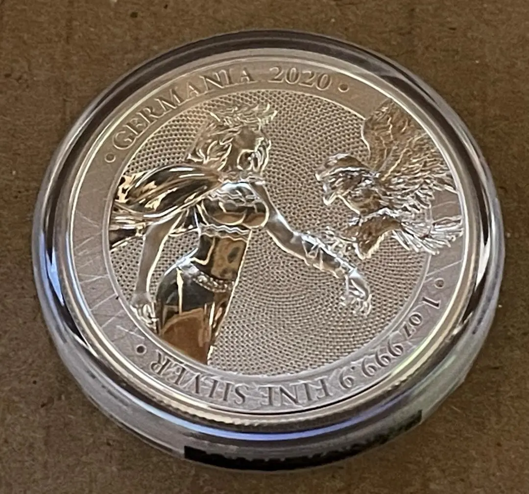 2019年 ドイツ　ゲルマニア銀貨　200枚限定デザイン版 2019年 ドイツ ゲルマニア銀貨 200枚限定デザイン版