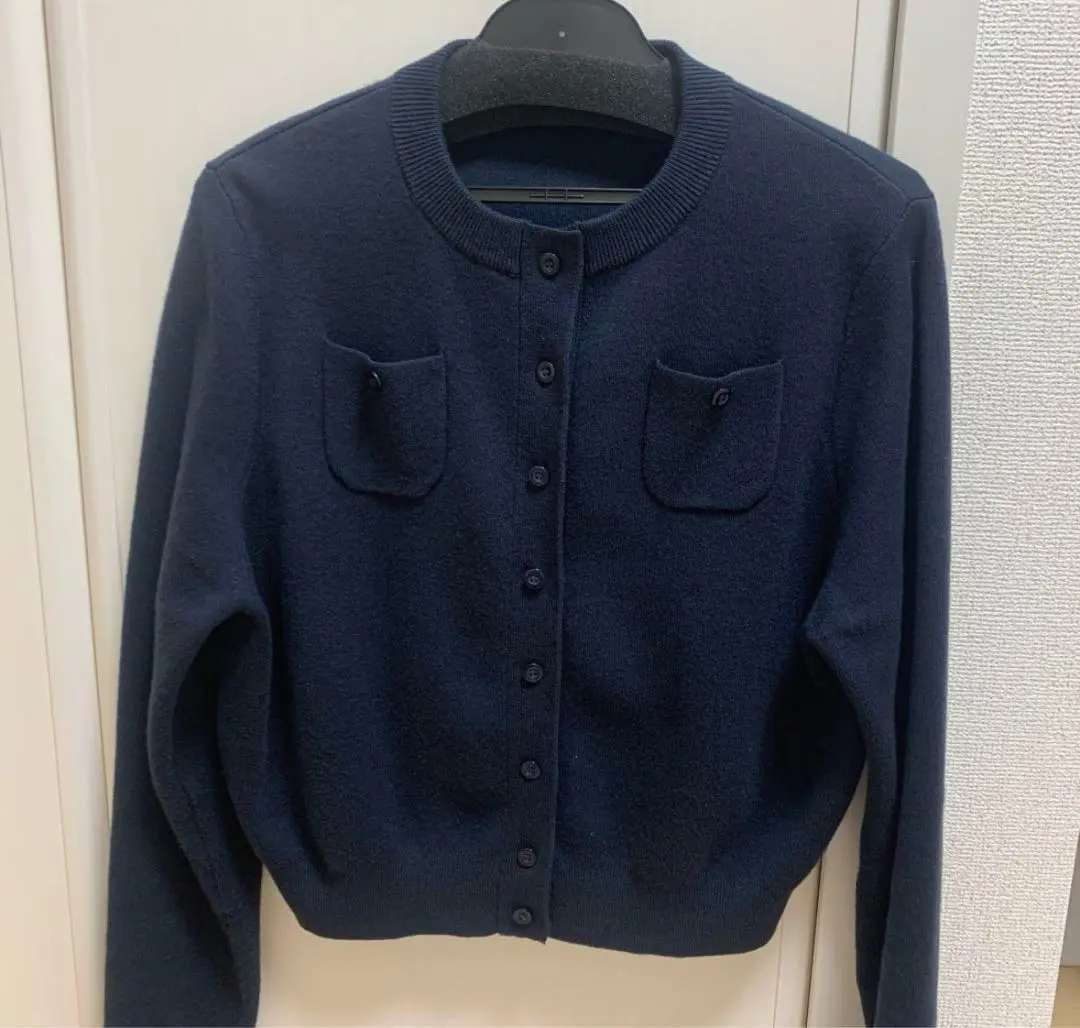 新品未使用】CABaN カーディガン/ネイビー/XS(7号)【タグなし