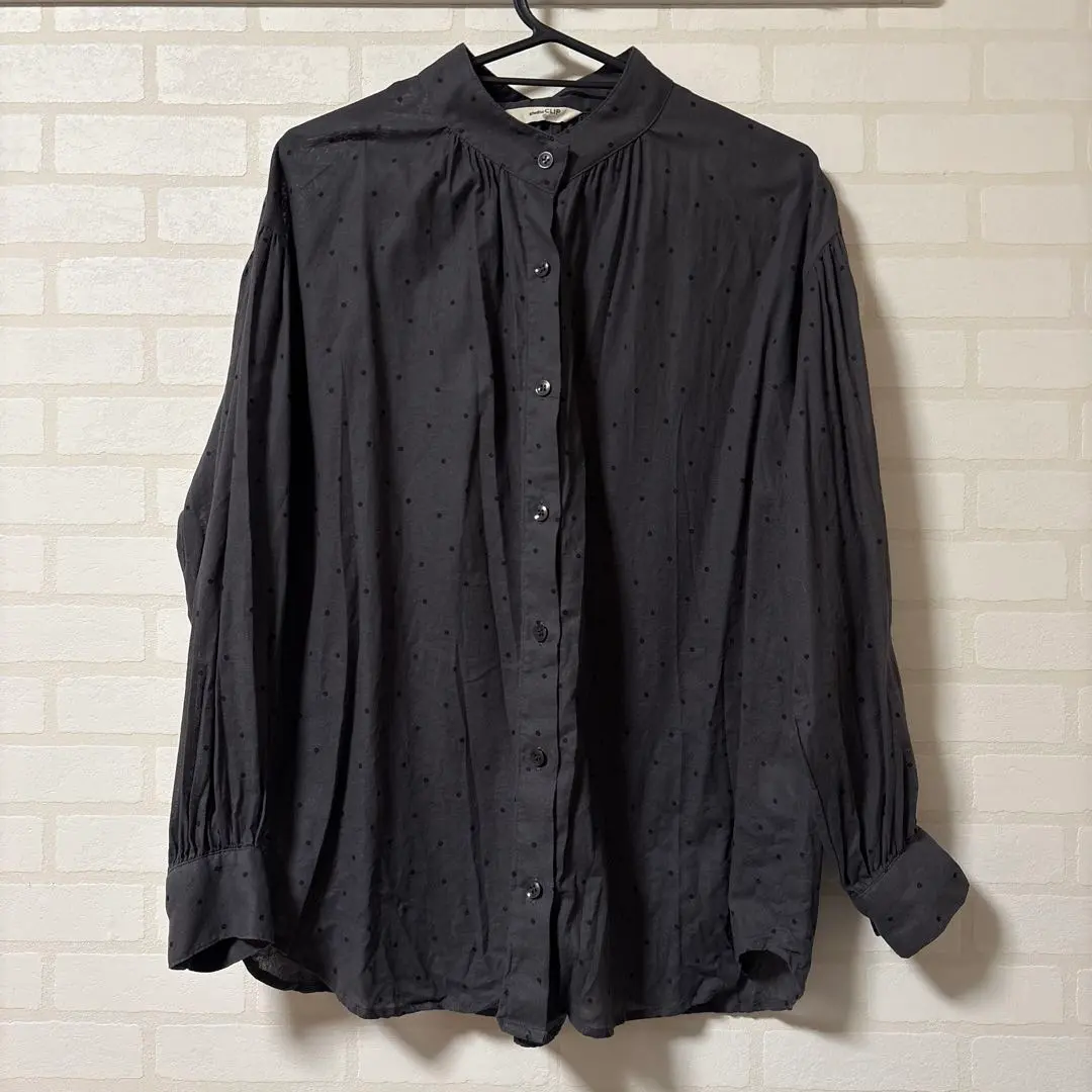 Thumbnail of studio CLIP Black Dot Long Sleeve Shirt