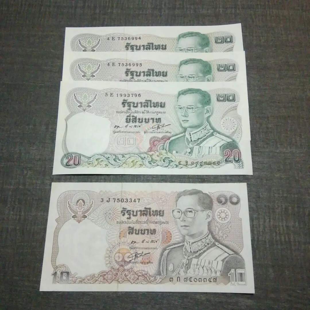 タイ 紙幣 記念札 旧貨幣セット 500バーツ 100バーツ 10バーツ 2025年最新】タイ 20バーツ 紙幣の人気アイテム - メルカリ