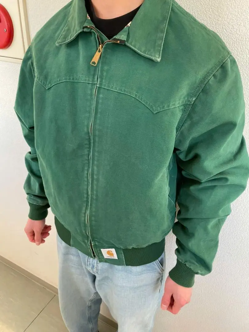 carhartt サンタフェジャケット　グレー　ネイティブ　エスニック　希少 激レア carhartt カーハート サンタフェジャケット ネイティブ柄