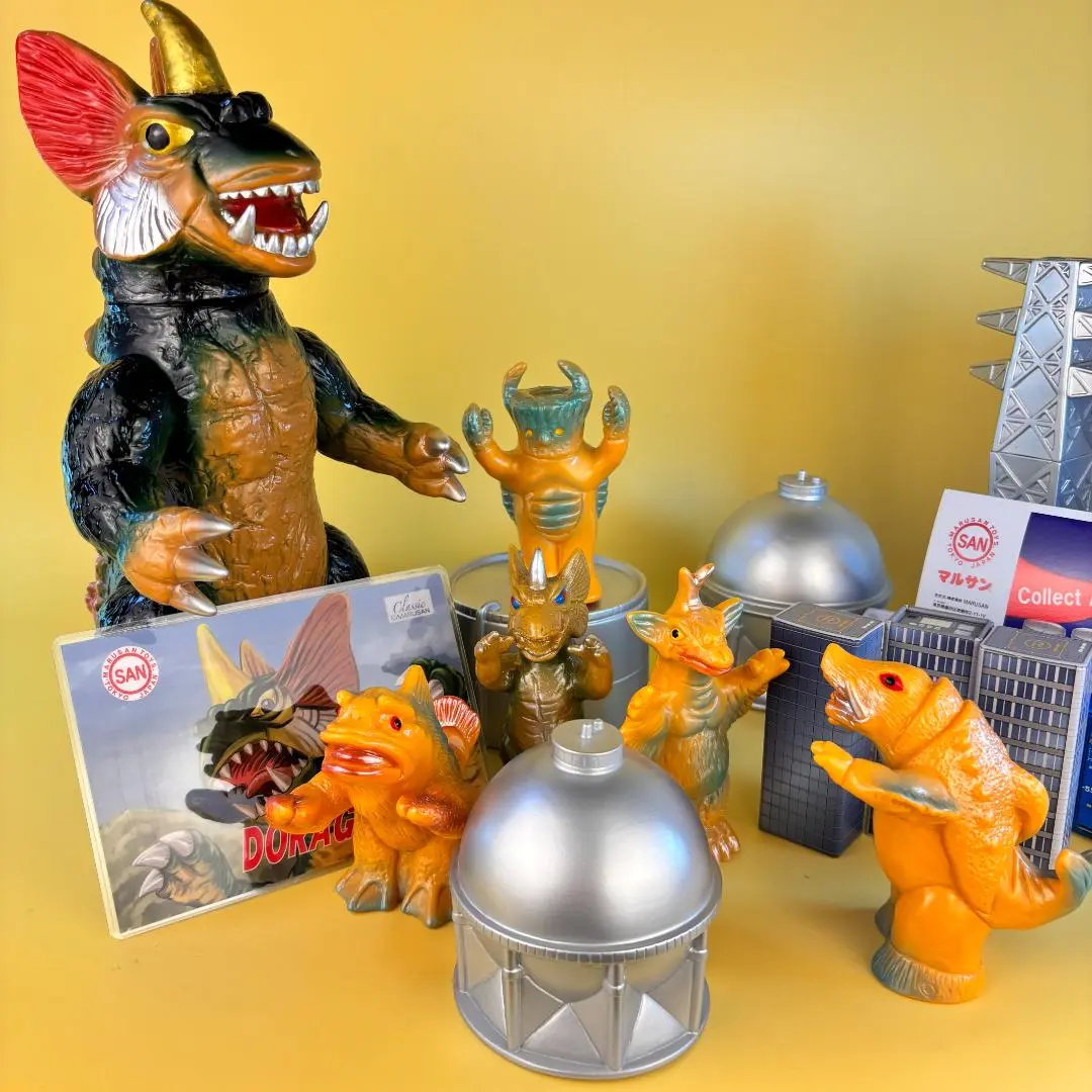 マルサン　パチ怪獣　ドラギラス ソフビ Yahoo!オークション -「ドラギラス」の落札相場・落札価格