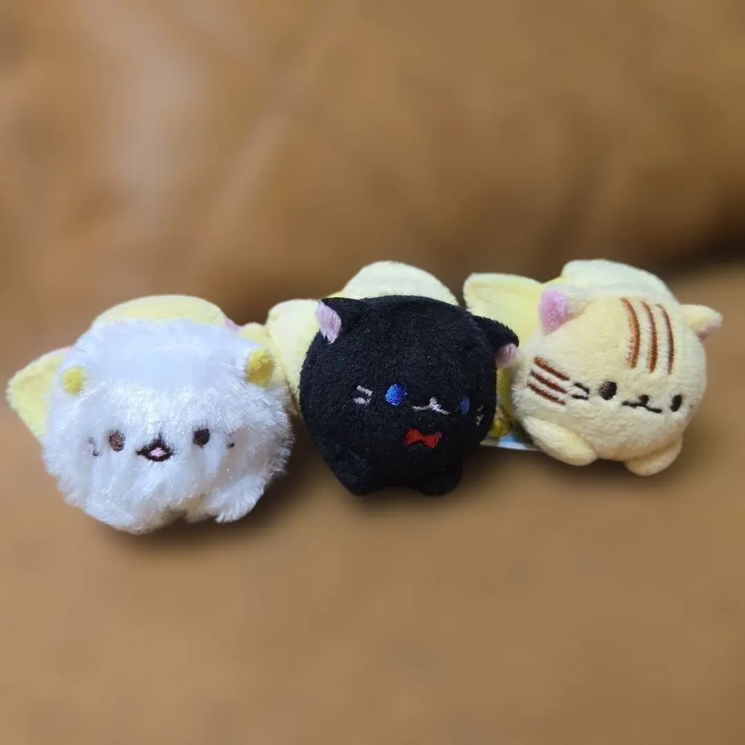 香蕉喵迷你手鞠 蓬鬆香蕉喵 黑香蕉喵 虎紋香蕉喵 3種 的縮圖