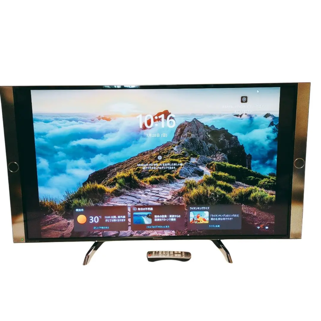 Panasonic VIERA 液晶テレビ TH-49DX850 動作良 VIERA パナソニック Panasonic 49V型 4K 液晶テレビ HDR対応