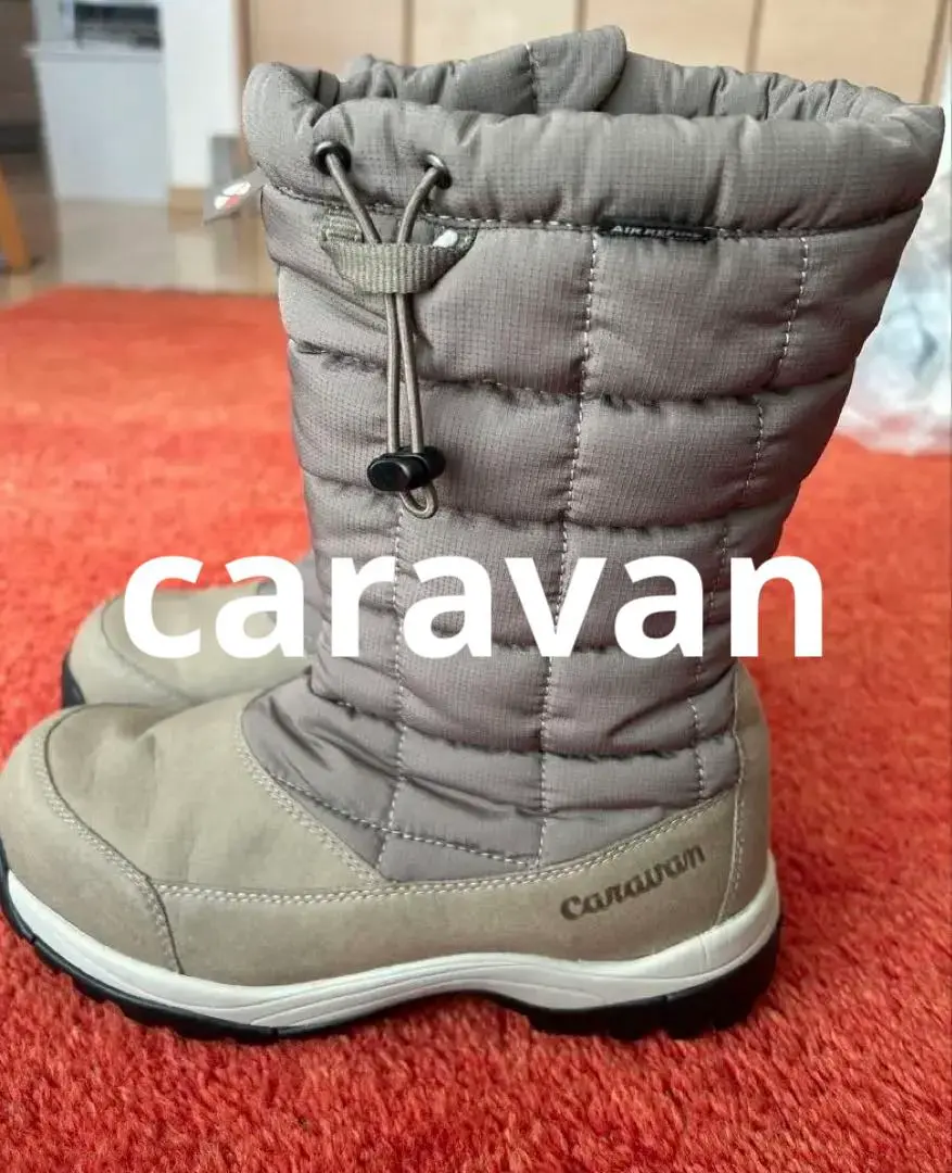 美品✨caravan スノーブーツ　24.0-25.0 M EEE Caravan - キャラバンスノーブーツ、24〜25センチの通販 by Jins