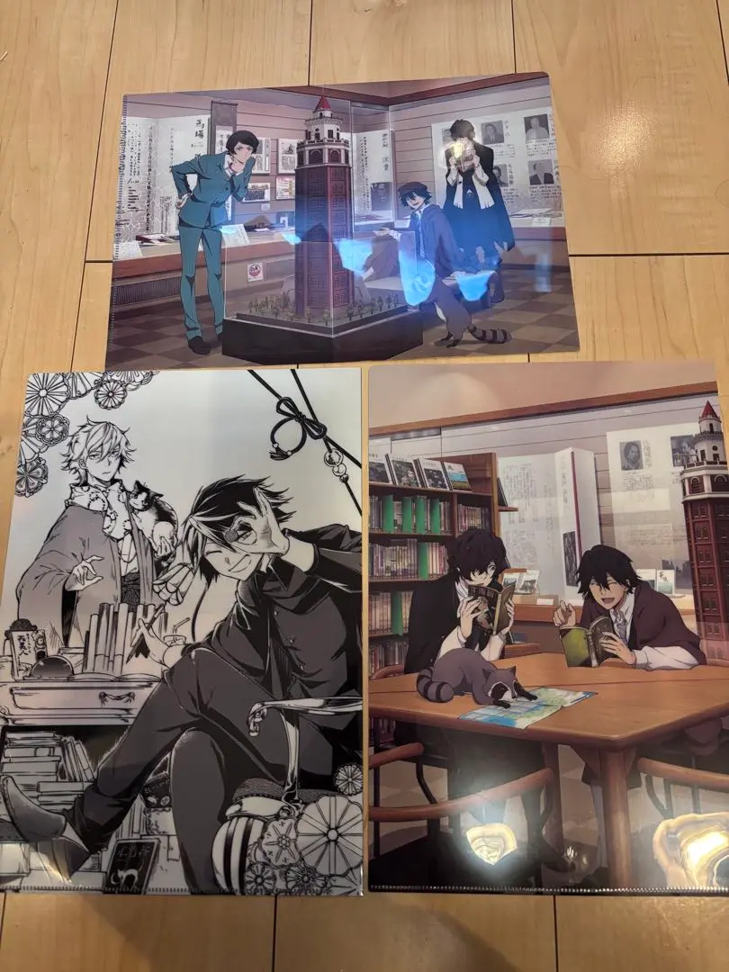 文豪ストレイドッグス 高知県立文学館 クリアファイル3枚セット（おまけつき） Amazon.co.jp: 文豪ストレイドッグス 文スト 高知県立文学館