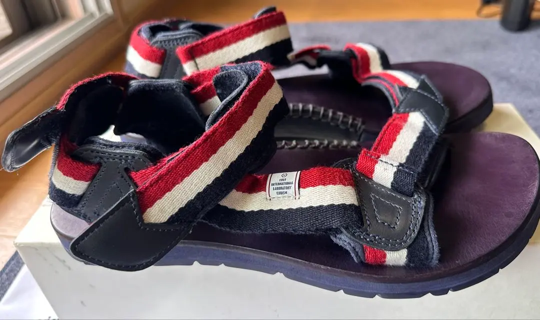 【未使用】visvim クリスト サンダル Mサイズ ブラック Men 9.0US Visvim Christo Sandal M Size Luxury Streetwear