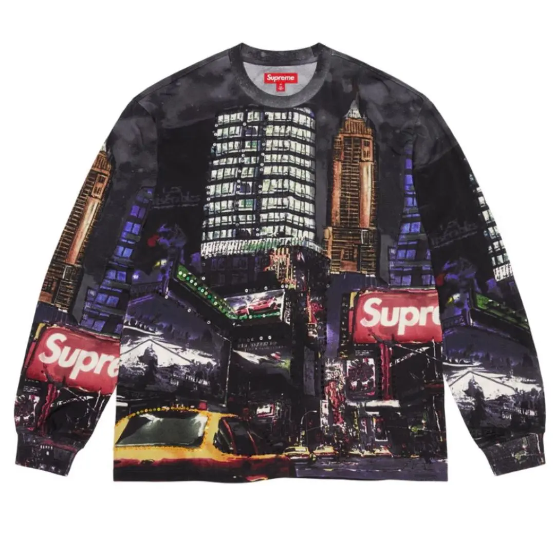 Thumbnail of Supreme Skyline Sequin Long Sleeve Top, night, size S