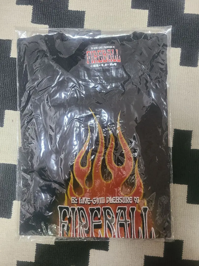 【新品】B'zライブ ベースボールシャツ FIREBALL'97 B'z ベースボールシャツ