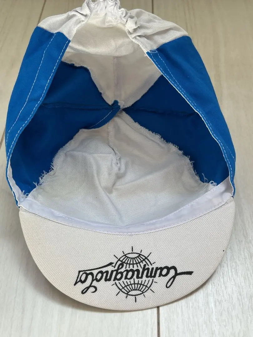 Campagnolo サイクルキャップ ホワイト カンパニョーロスポーツウェアのレトロキャップ、アンダーウェア