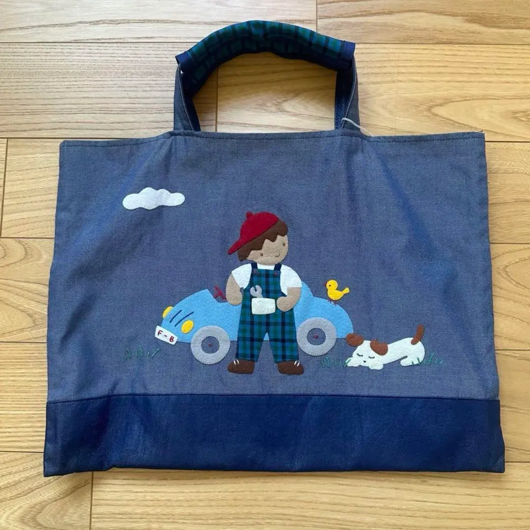 Thumbnail of familiar Genuine Fabric Bag Handle Cover Half Size Blue