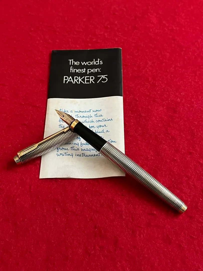 T*K様 PARKER パーカー スターリング キャップ&バレル 万年筆 14k PARKER パーカー ペン先14K スターリングシルバー 万年筆 - メルカリ