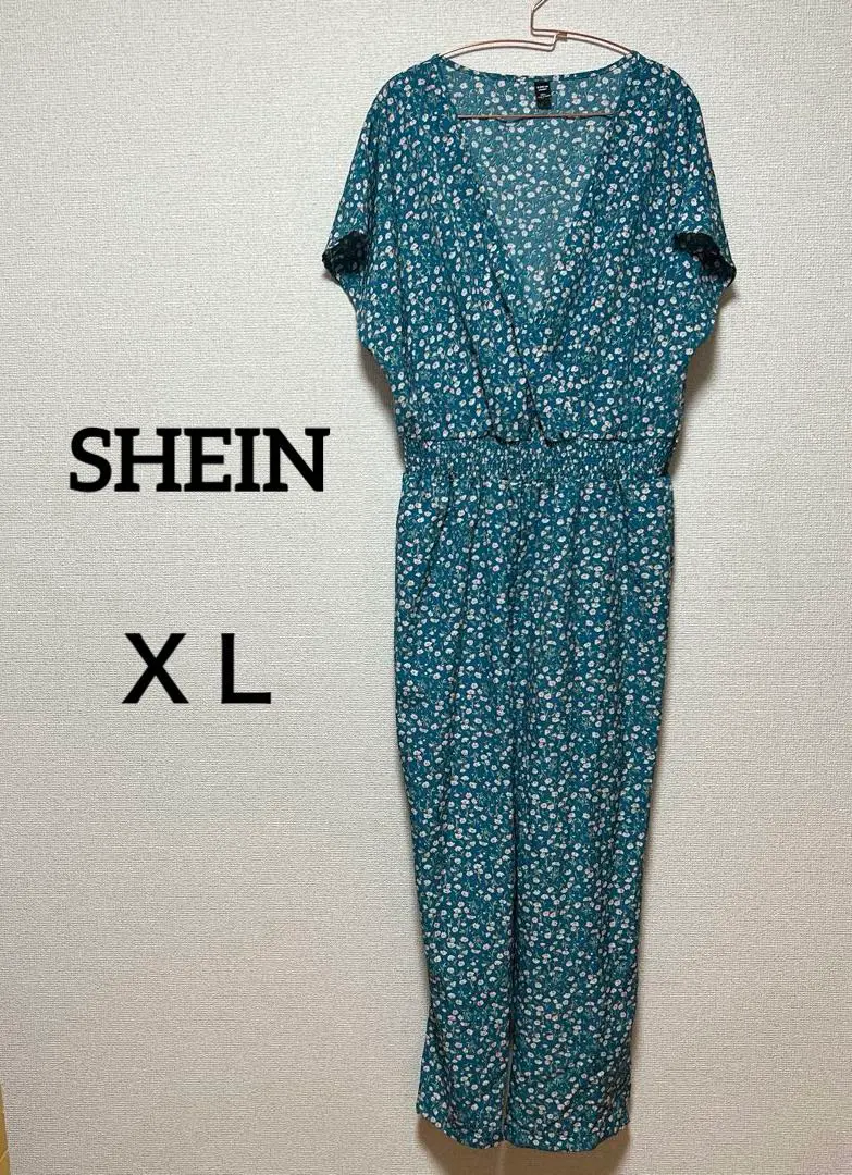 SHEIN 【 XL 】花卉圖案連身褲 可愛 時尚 寬鬆 的縮圖