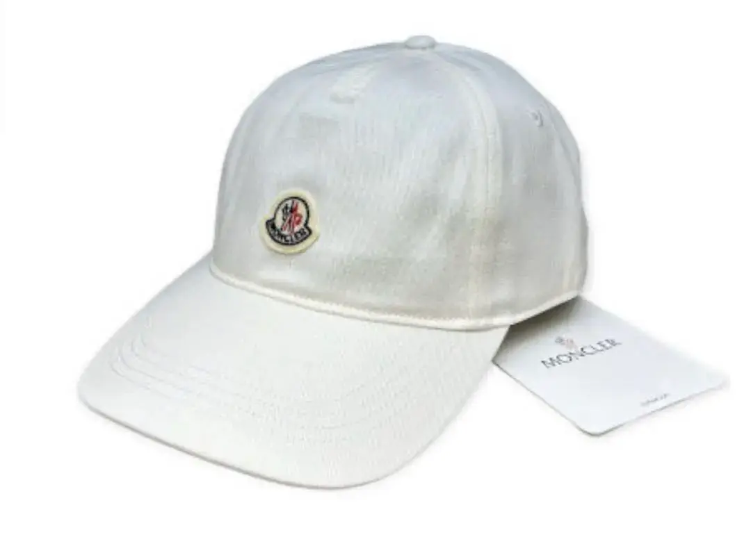 MONCLER ホワイト ベースボールキャップ MONCLER モンクレール ベースボールキャップ 3B00037 0U082