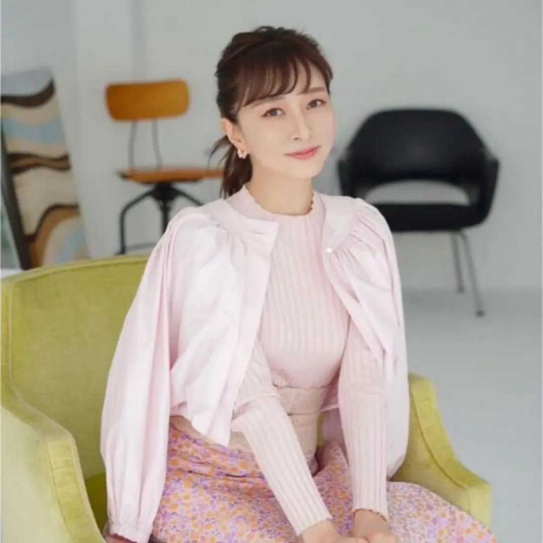 石井美保 UVカットボレロ ピンク　カーディガン 石井美保さんプロデュース UVカットボレロ ピンク