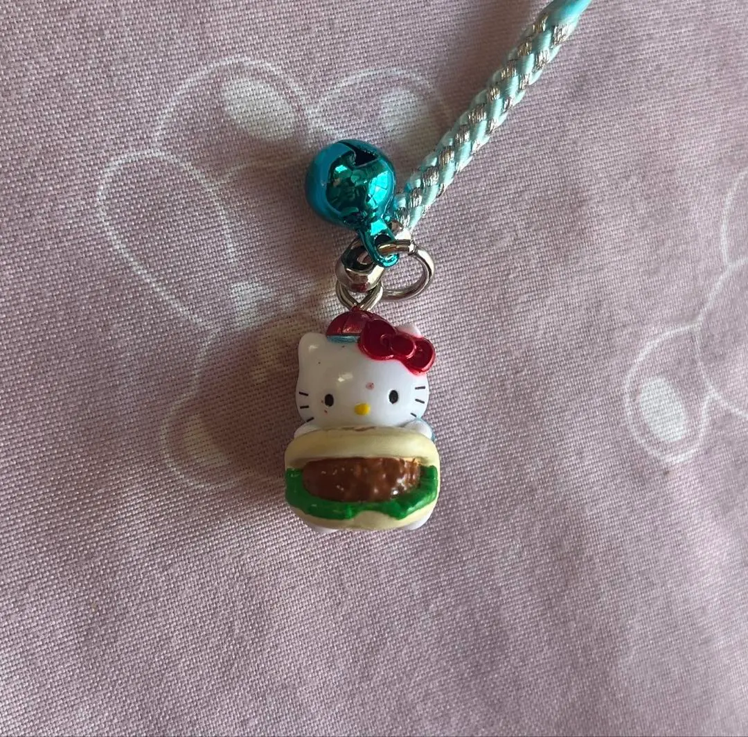 Thumbnail of Rare Kobe Limited Motomachi Kobe Chinese Burger Netsuke Strap Rare Local Kitty