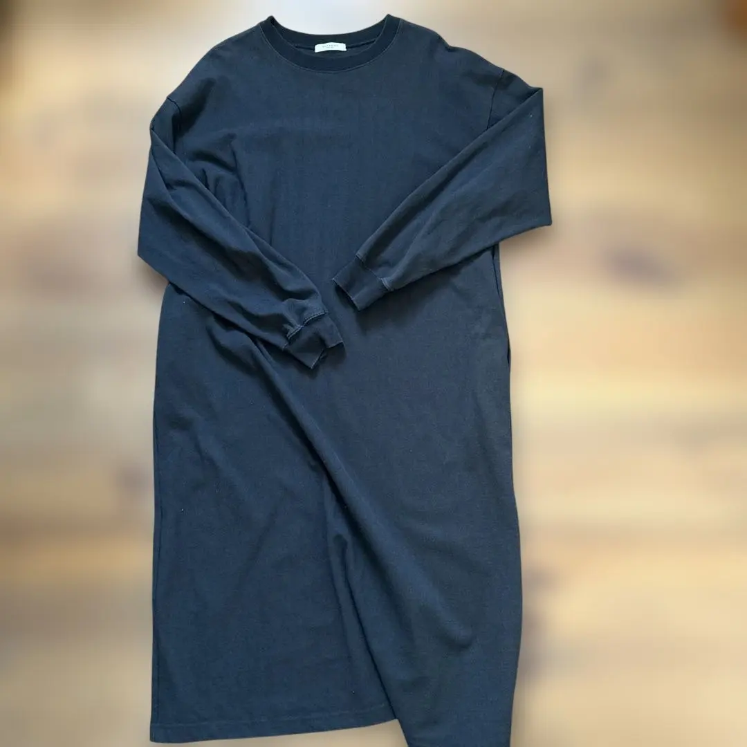 FREAK'S STORE 長版连衣裙 黑色 的縮圖