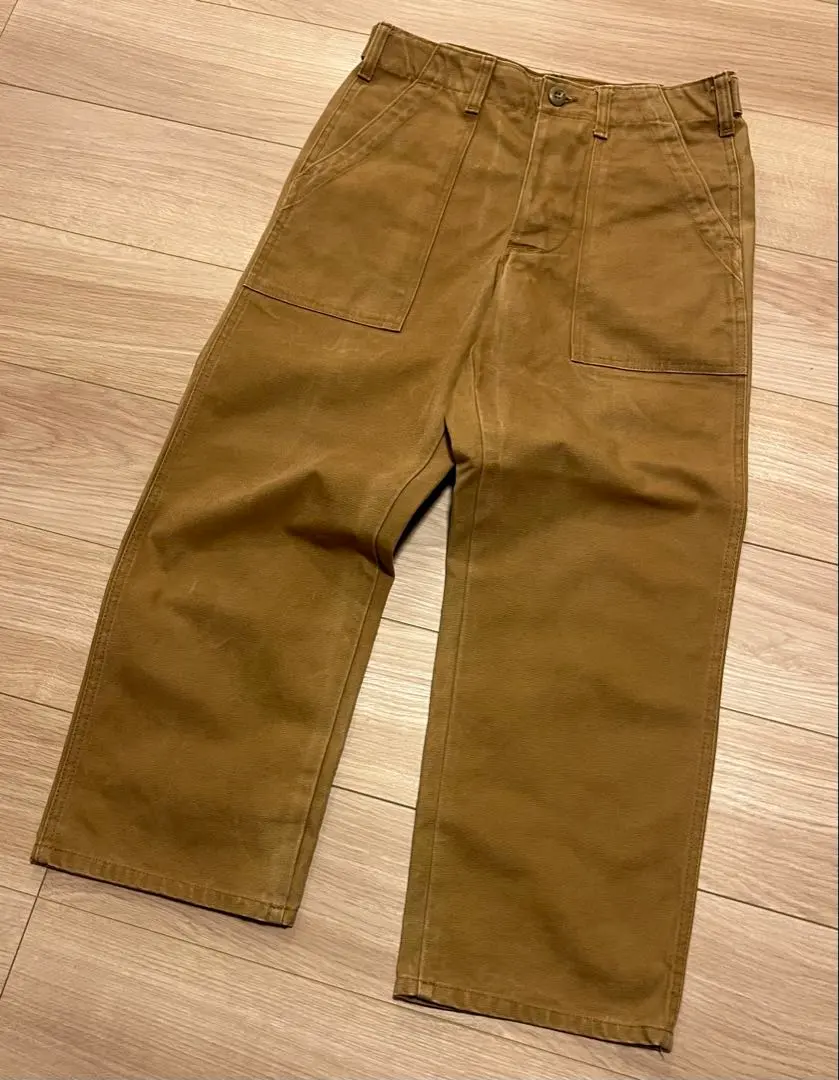 Thumbnail of GUNG HO Baker Pants made in USA, Duck fabric, Brown, Vintage