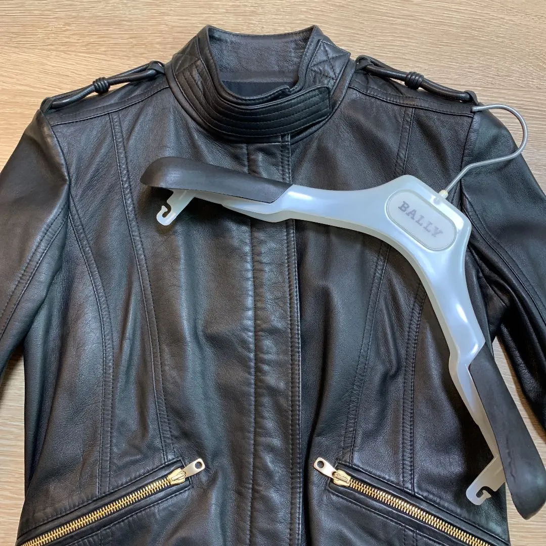 BALLY ライダースジャケット ラムレザー 38 M ブラック Amazon | KanshaMingma ライダースジャケット レディース 本革