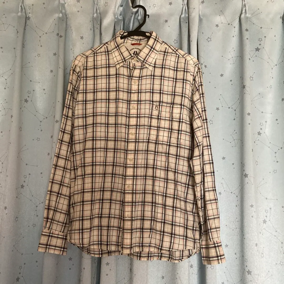 Thumbnail of Hush Puppies long-sleeved check shirt, size M