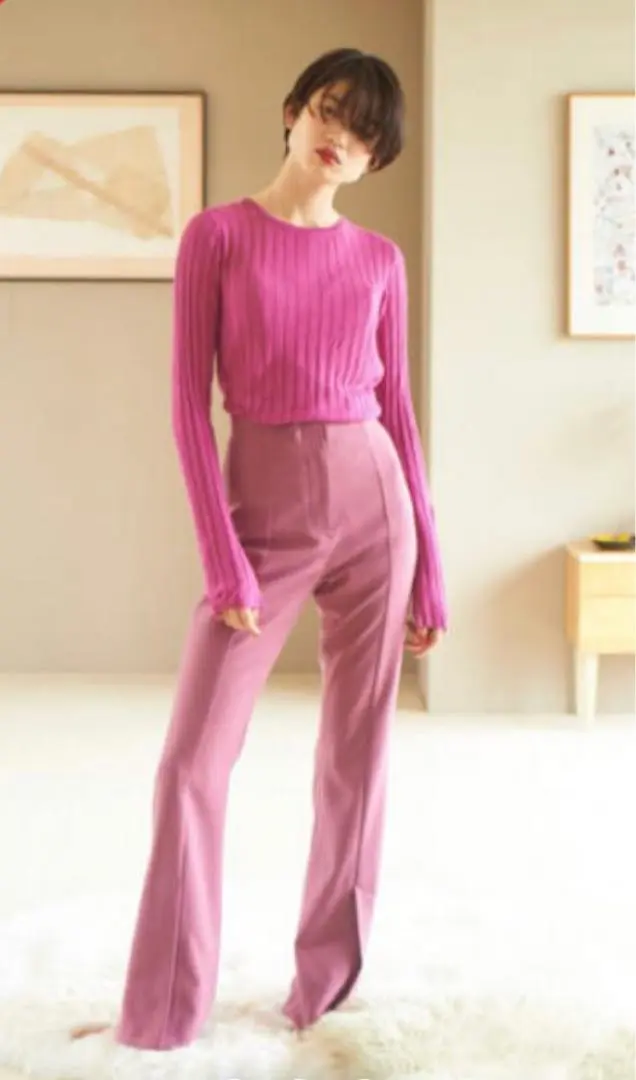 rosarymoon stretch flare pants