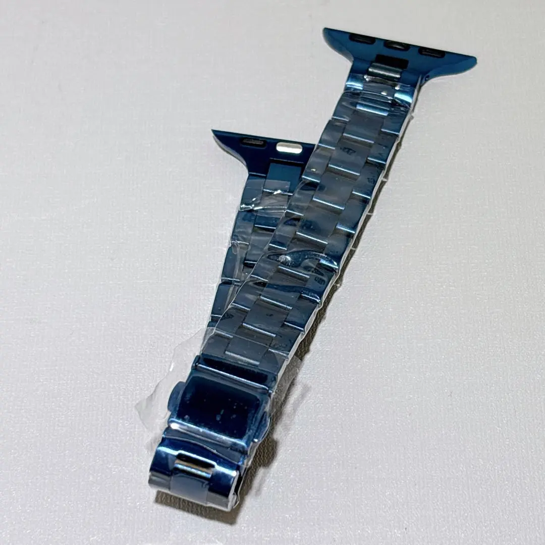 Thumbnail of Apple Watch 38mm Stainless Steel Band, Blue, with Adjustment Tool and Protective Case