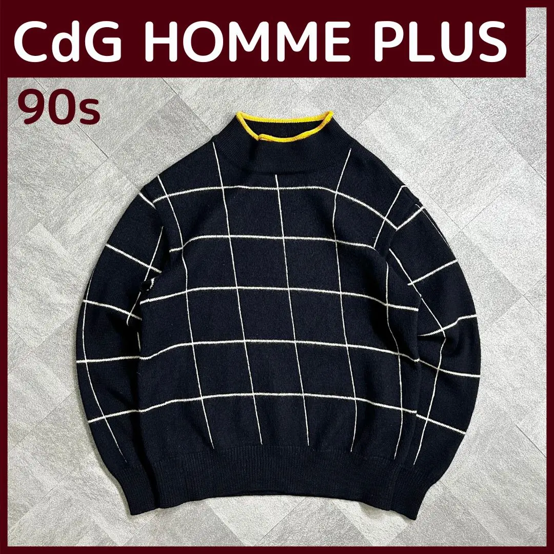 名作comme desgarçons HOMME PLUS ドッキング期ニット 名作comme desgarçons HOMME PLUS ドッキング期ニット