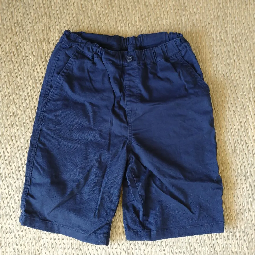 Thumbnail of Uniqlo Navy Half Pants Cotton Blend