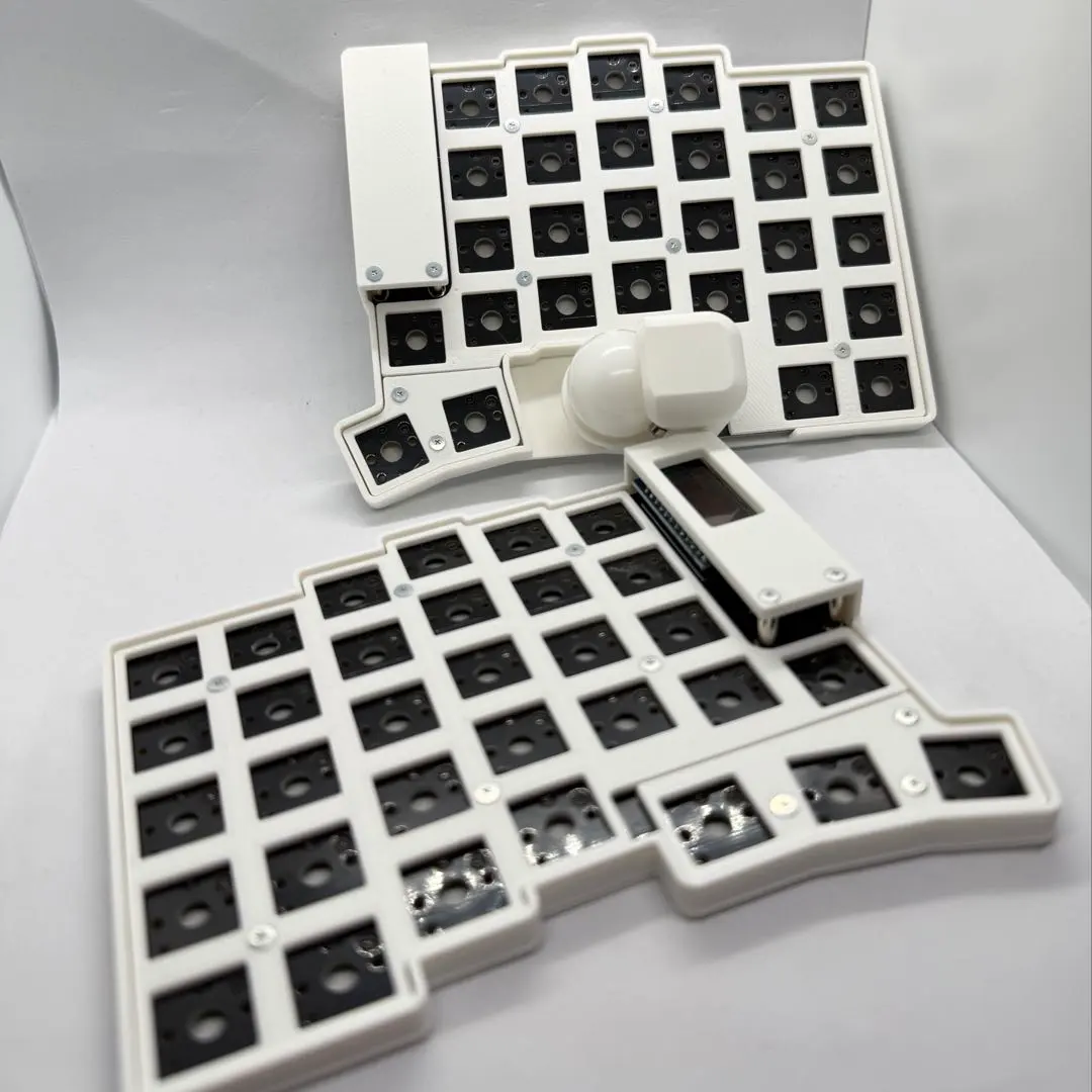 【組立済】 Keyball61 フルセット キーボール リニアスイッチ 付属品 委託】Keyball61