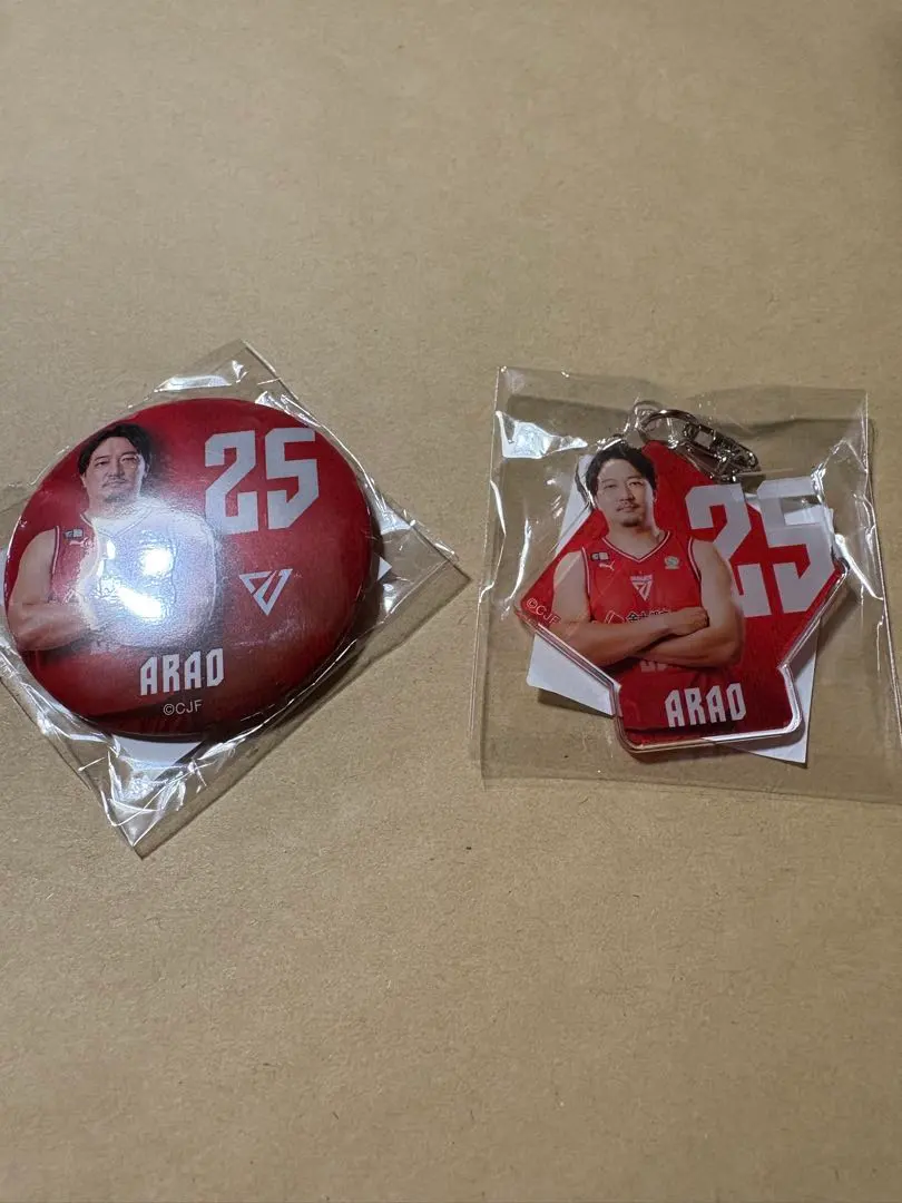 Thumbnail of Chiba Jets Gaku Arao Player Gacha Can Badge & Acrylic Keyholder Set