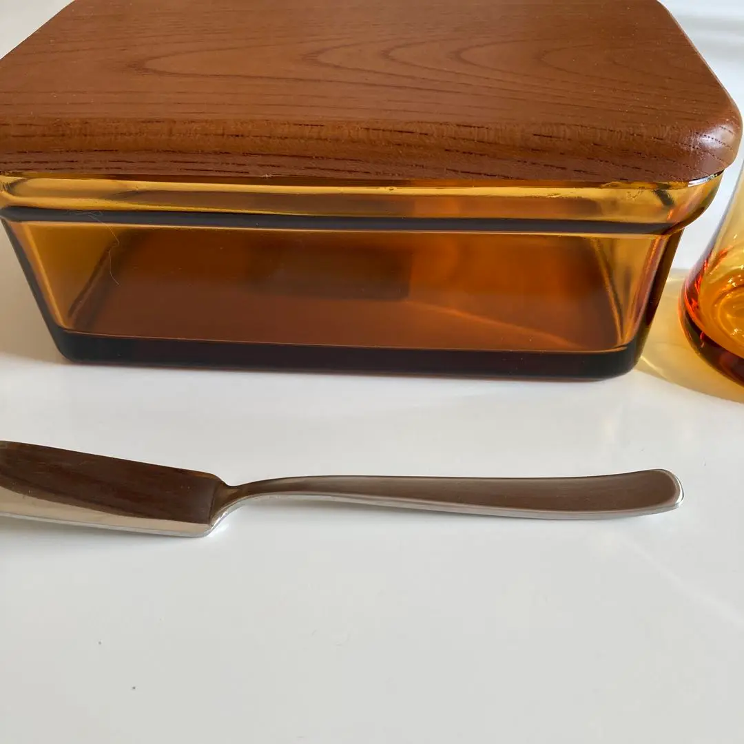 廃盤品 LIVEJOY リブジョイ バターケース 新品 No.8835「LEC〈リブジョイ〉バターケース：グレー×ブラウン